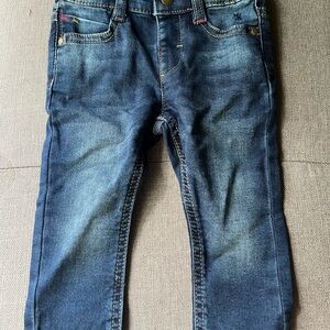 Mayoral Blue Straight Jeans with Vintage Fade